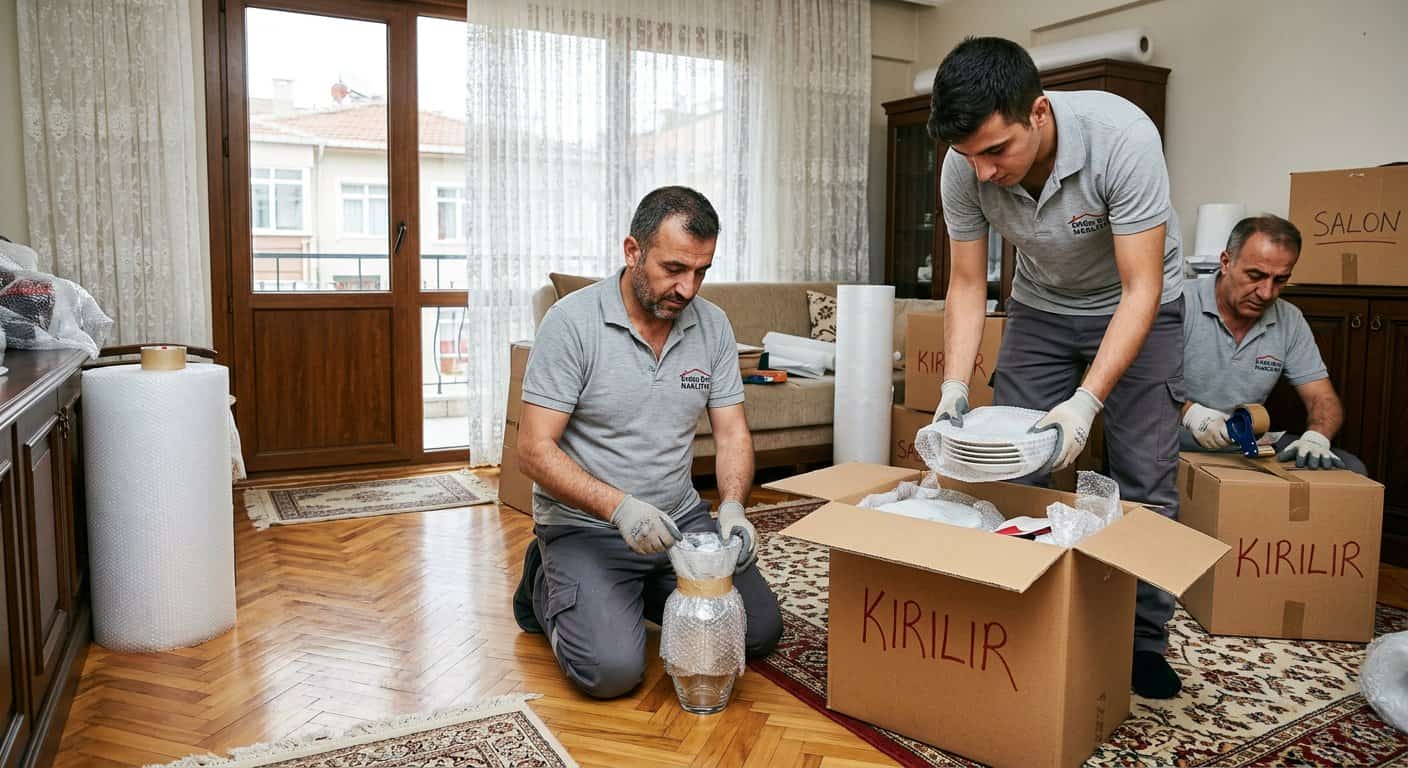Ev eşyalarının düzenli ambalajlanması