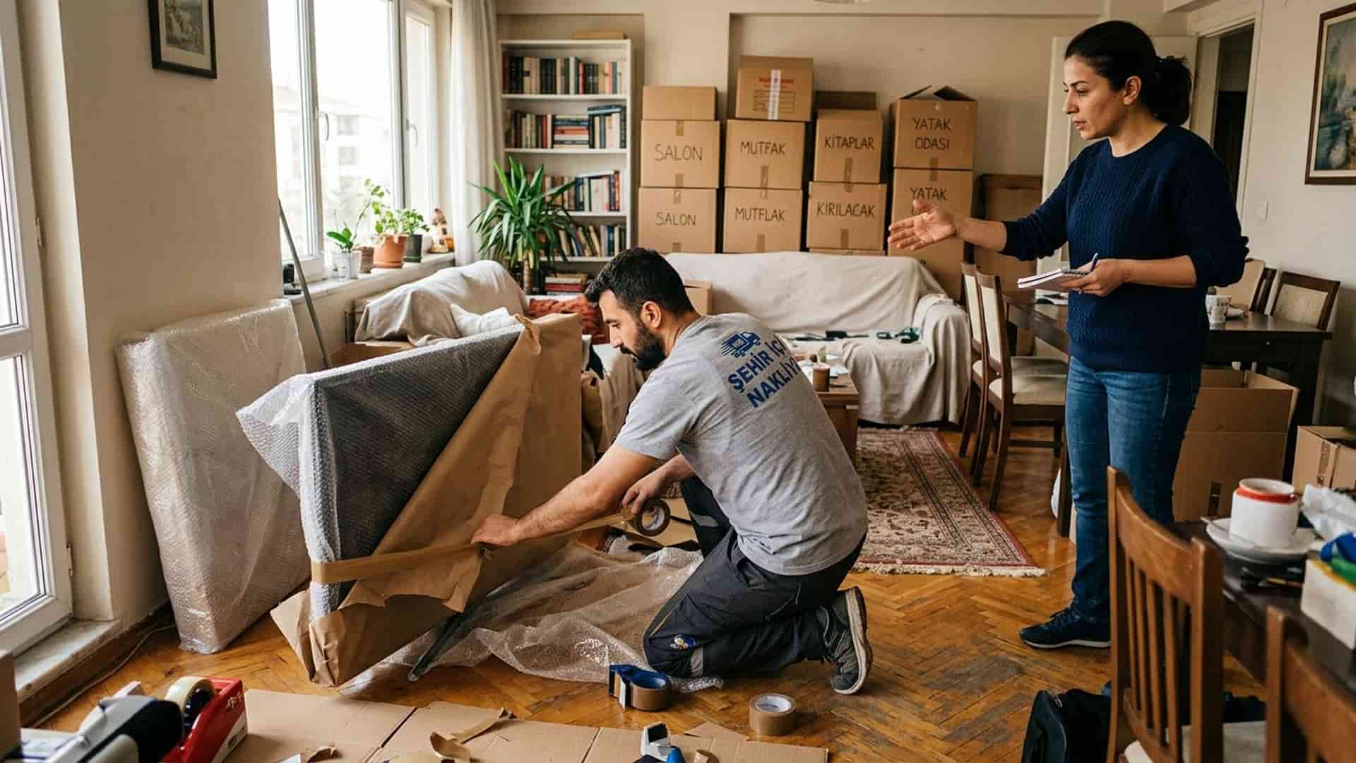 Piyano Taşıma - ev icinde mobilya sokum ve paketleme