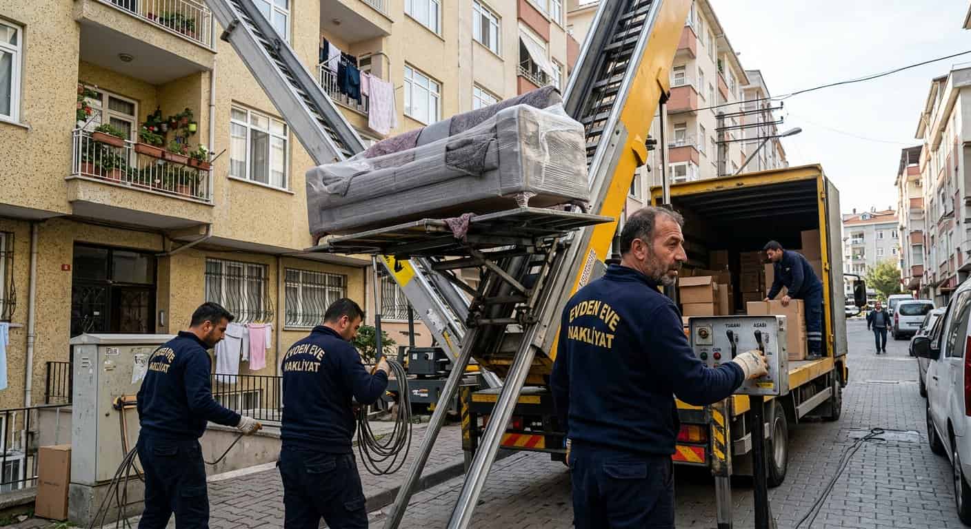Mesafeli Hizmet Sözleşmesi - kolinin bina girisinden nakliye aracina goturulmesi