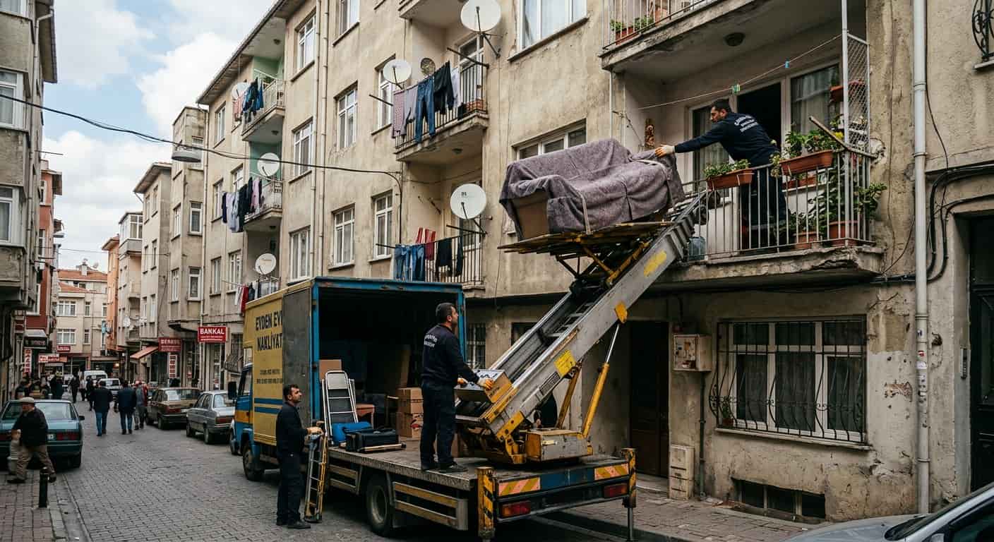 Eşya Paketleme kapsamında paketli ev esyalari icin platform hazirligi