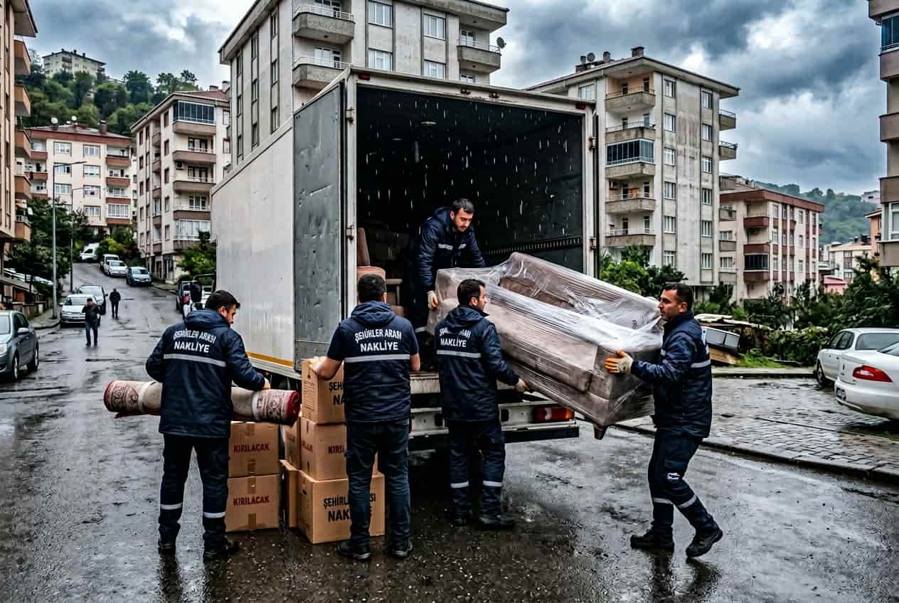 Gizlilik Politikası - paketli mobilyalarin kamyonete aktarilmasi